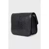 Classic Box python leather bag