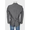 Men's classic gray blazer