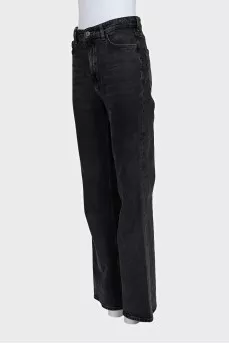 Чорні джинси boot cut fit