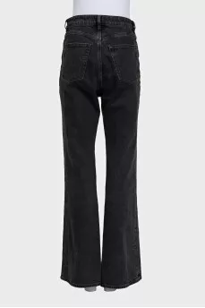 Чорні джинси boot cut fit
