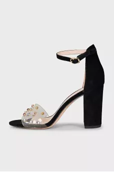 Black Mallory sandals