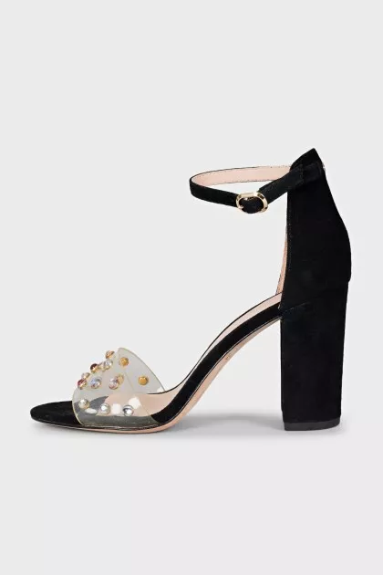 Black Mallory sandals