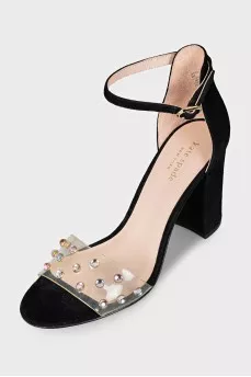 Black Mallory sandals