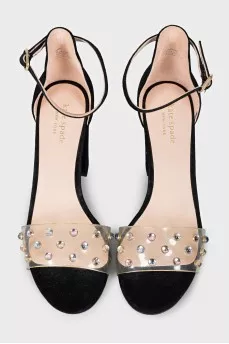 Black Mallory sandals