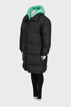 Double-sided oversized down jacket