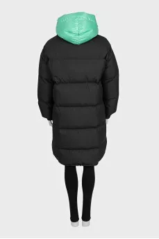 Double-sided oversized down jacket