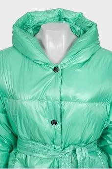 Double-sided oversized down jacket