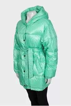 Double-sided oversized down jacket