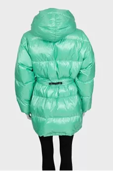 Double-sided oversized down jacket