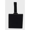 Velvet clutch bag