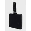 Velvet clutch bag