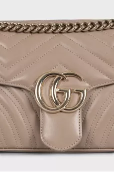 Сумка кросс-боди GG Marmont из кожи 