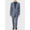 Men's classic checkered suit