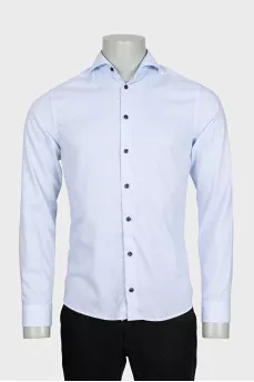 Чоловіча блакитна сорочка super slim fit