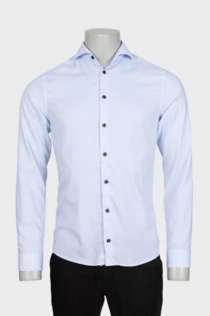 Чоловіча блакитна сорочка super slim fit