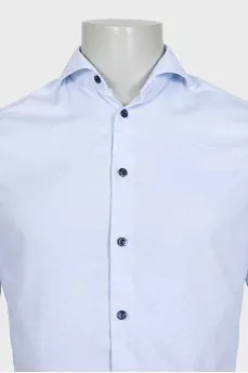 Чоловіча блакитна сорочка super slim fit