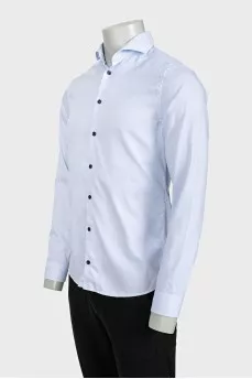 Чоловіча блакитна сорочка super slim fit