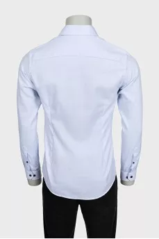 Чоловіча блакитна сорочка super slim fit