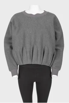 Grey loose fitting sweatshirt