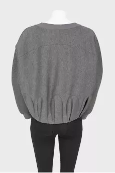 Grey loose fitting sweatshirt