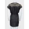 Metallic sequins tunic