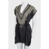 Metallic sequins tunic