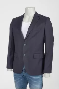 Men's blue jacket, with tag