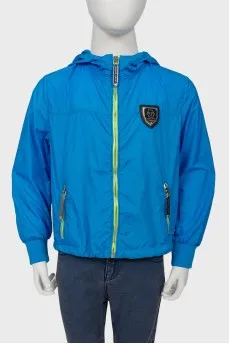 Children's blue anorak