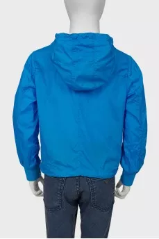 Children's blue anorak