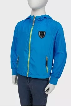 Children's blue anorak