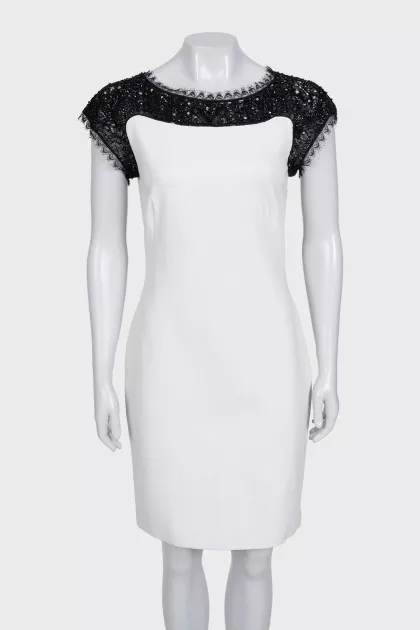 White lace dress with tag