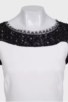 White lace dress with tag