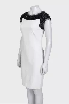 White lace dress with tag