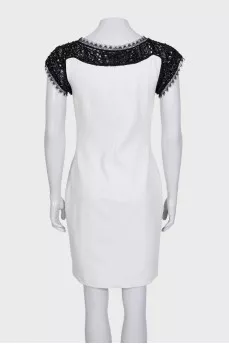White lace dress with tag