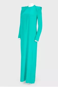 Long open back dress
