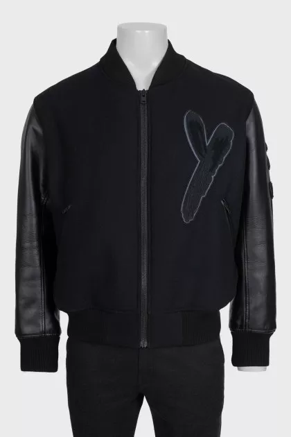 Men's Letterman Bomber Jacket
