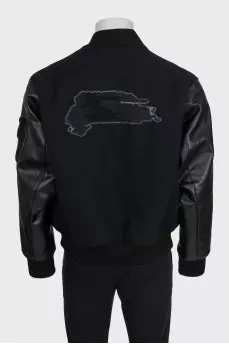 Men's Letterman Bomber Jacket