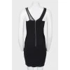 Black dress with lace inserts