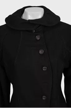 Fitted button-down jacket