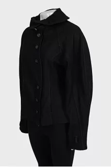 Fitted button-down jacket