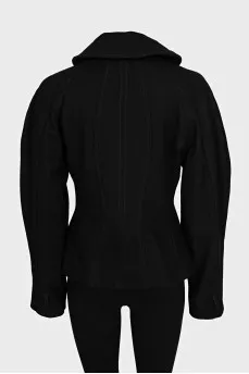 Fitted button-down jacket