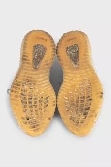 Чоловічі кросівки Yeezy Boost 350 V2 на шнурівці