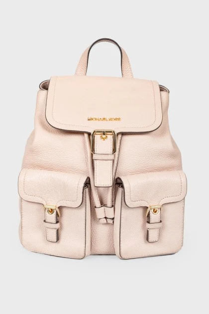 Backpack with patch pockets