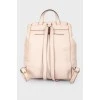 Backpack with patch pockets