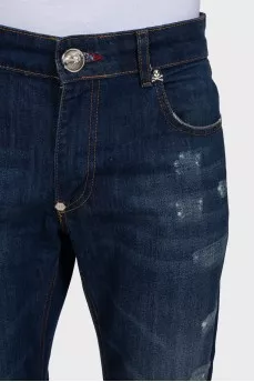 Мужские синие джинсы boot cut