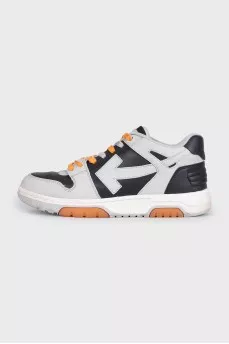 Out Of Office Leather Combo Sneakers
