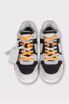 Out Of Office Leather Combo Sneakers