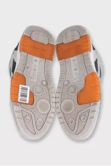 Out Of Office Leather Combo Sneakers