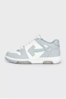 Out of Office two-tone leather sneakers