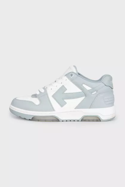 Out of Office two-tone leather sneakers